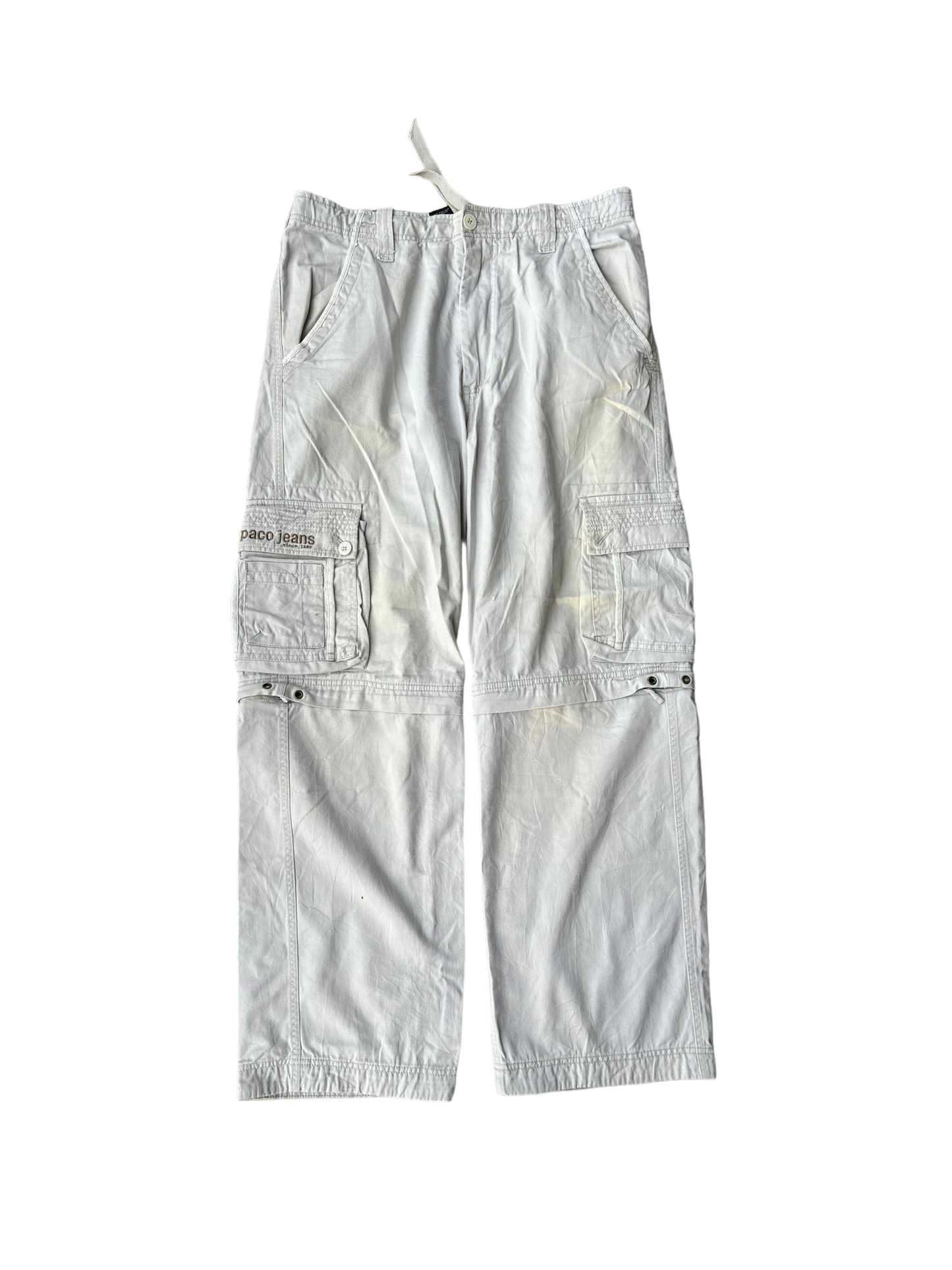 Vintage Parachute Convertible Cargos - Wolf Grey