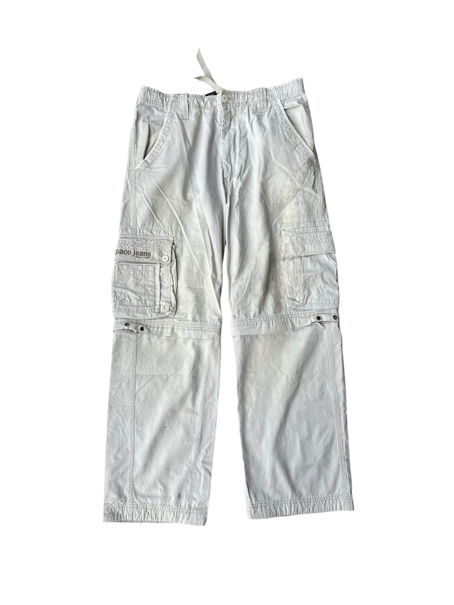 Vintage Parachute Convertible Cargos - Wolf Grey