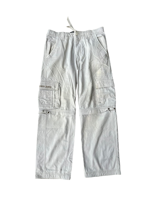 Vintage Parachute Convertible Cargos - Wolf Grey