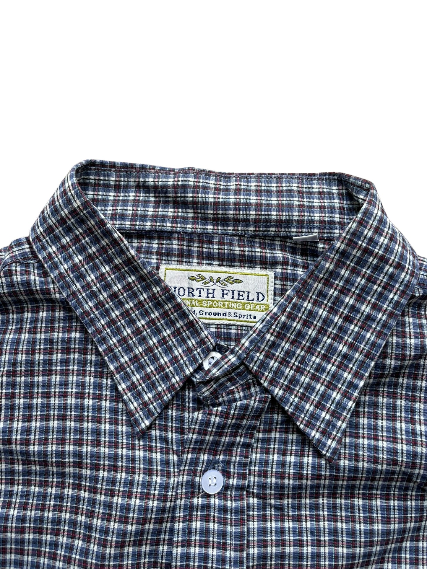 Vintage Cropped Collared Shirt - Gingham