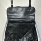 Black Messenger Leather Bag