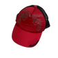 Cyber Y2K Cap -Rhinestone Red