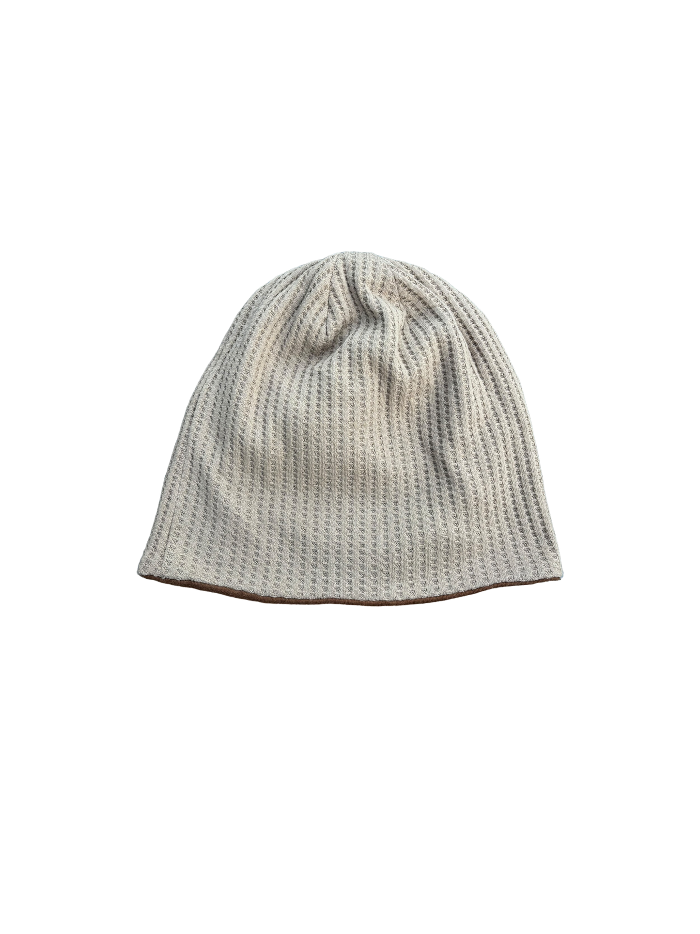 Y2k Vintage Beanie Grunge - Reversible Sand