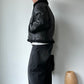 Vintage Us Military Leather Jacket - Black