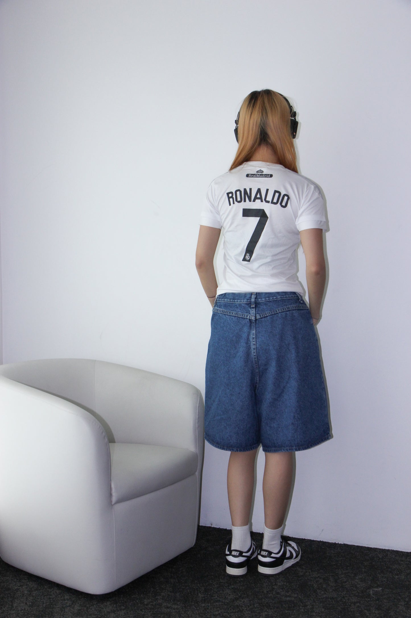 Adidas “Ronaldo” Soccer Jersey - White