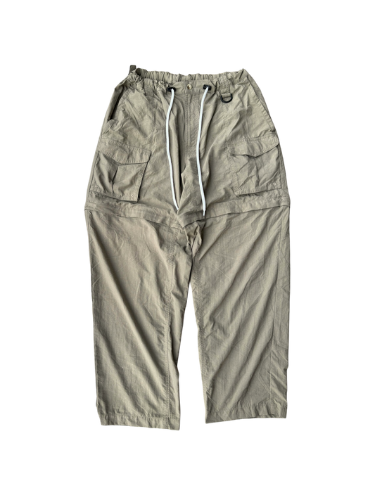 Vintage Parachute Convertible Cargos - Light Beige