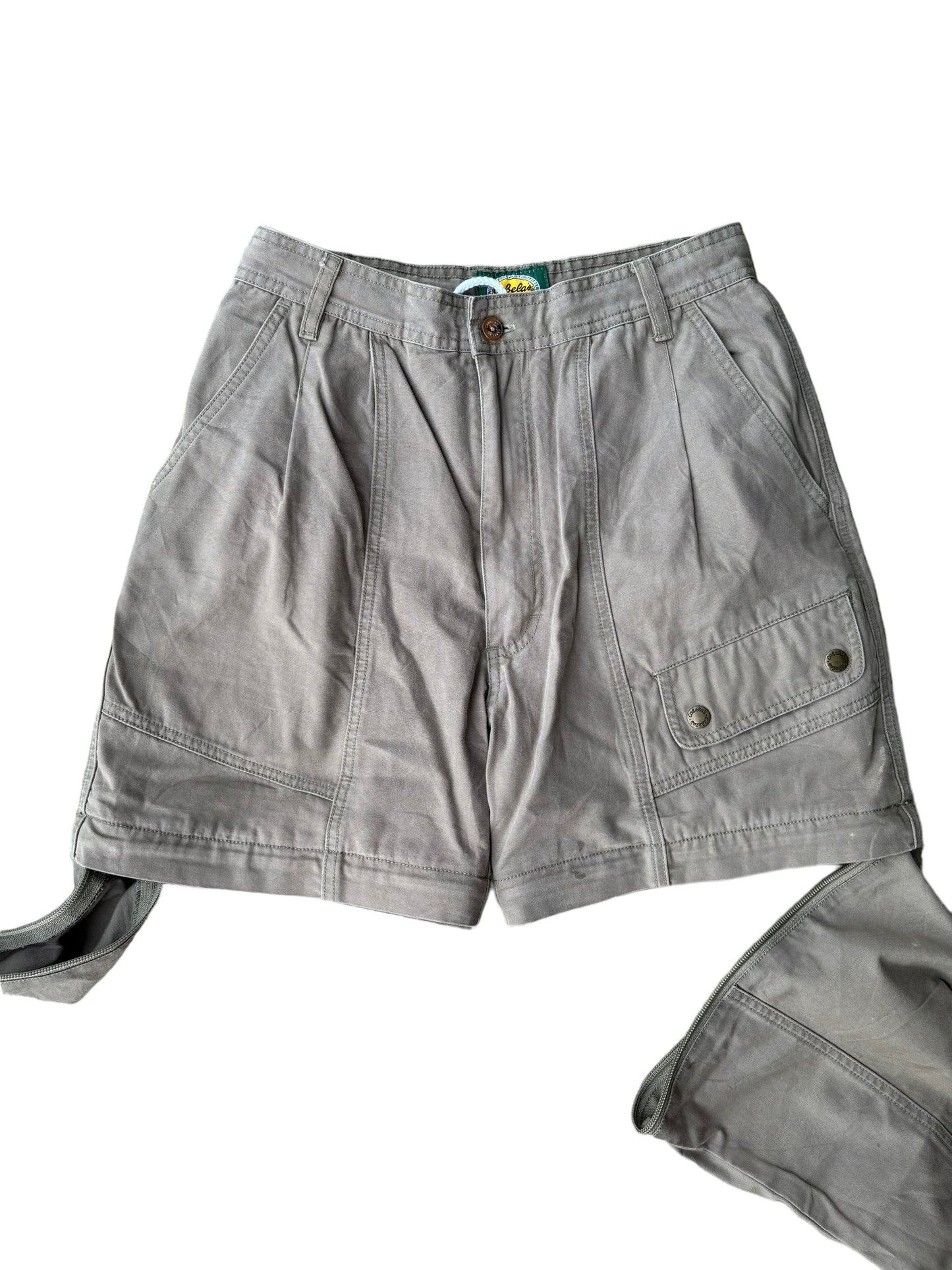 Vintage Parachute Convertible Cargos - Military Brown