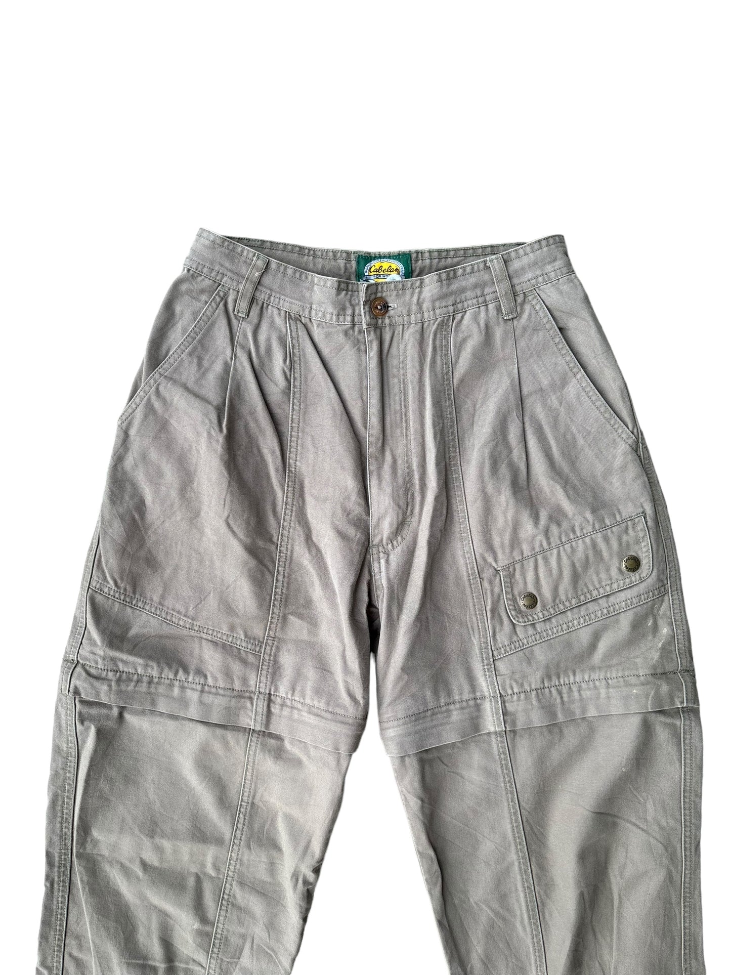 Vintage Parachute Convertible Cargos - Military Brown