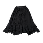 Vintage 90s Linen Gothic Summer Skirt - Black