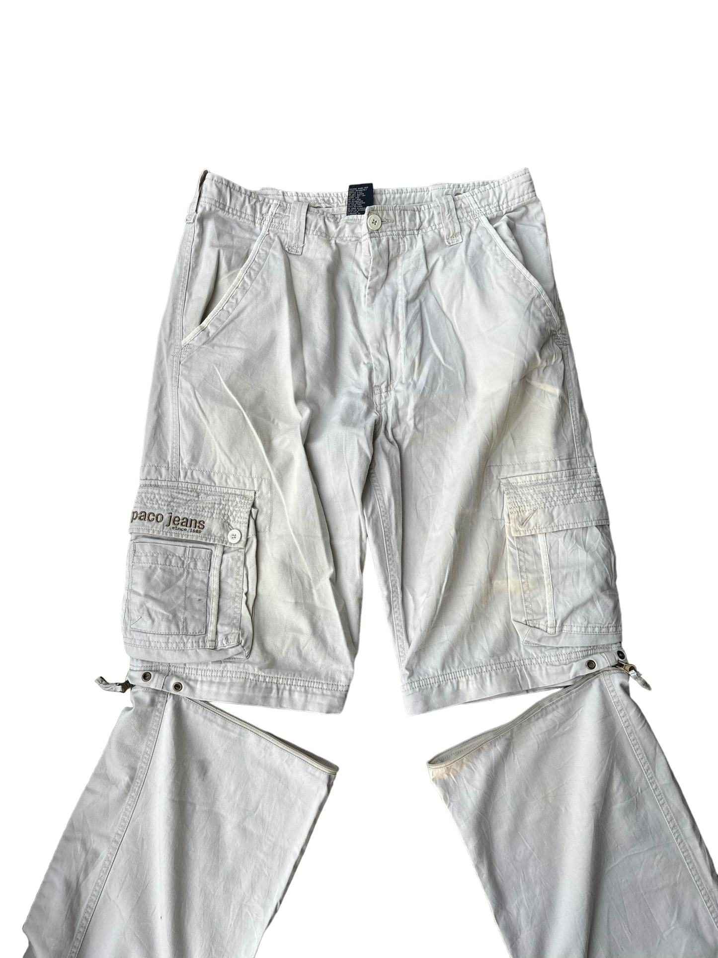 Vintage Parachute Convertible Cargos - Wolf Grey