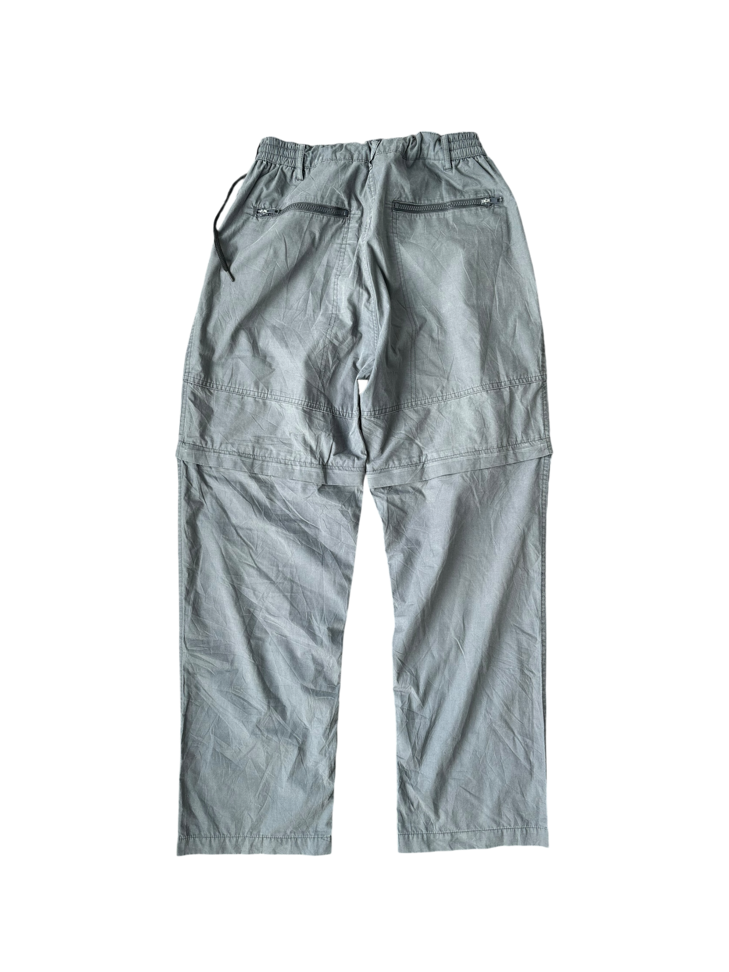 Vintage Parachute Convertible Cargos - Cyan