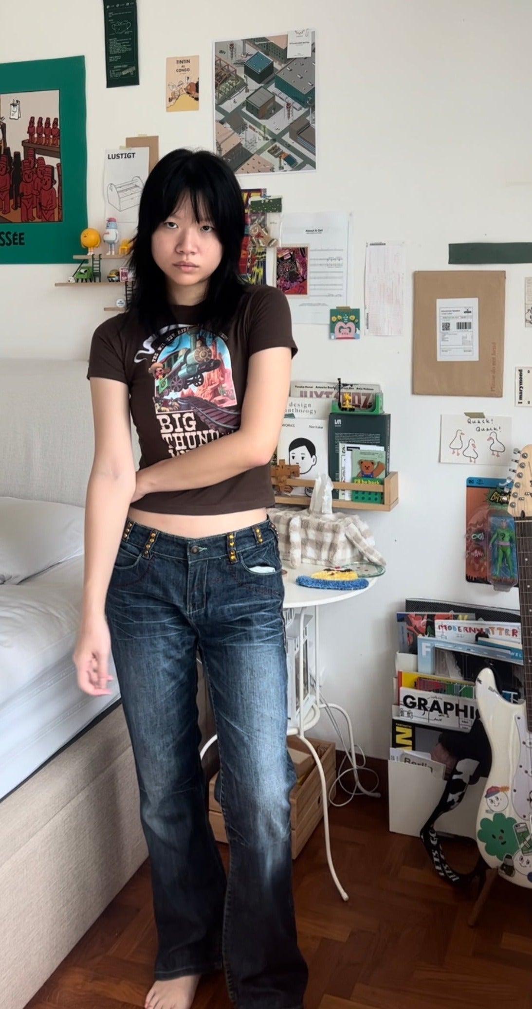 Vintage Y2k Japanese Bootcut Western Jeans