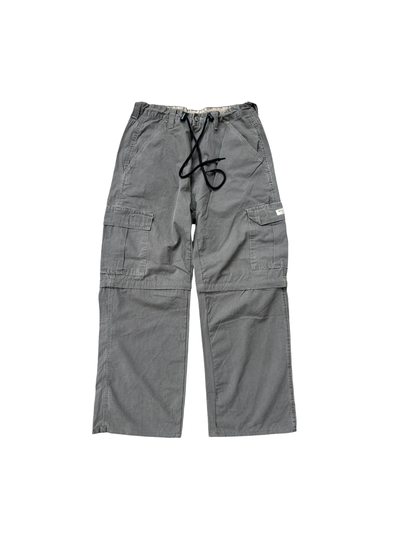 Vintage Parachute Convertible Cargos - Military Green