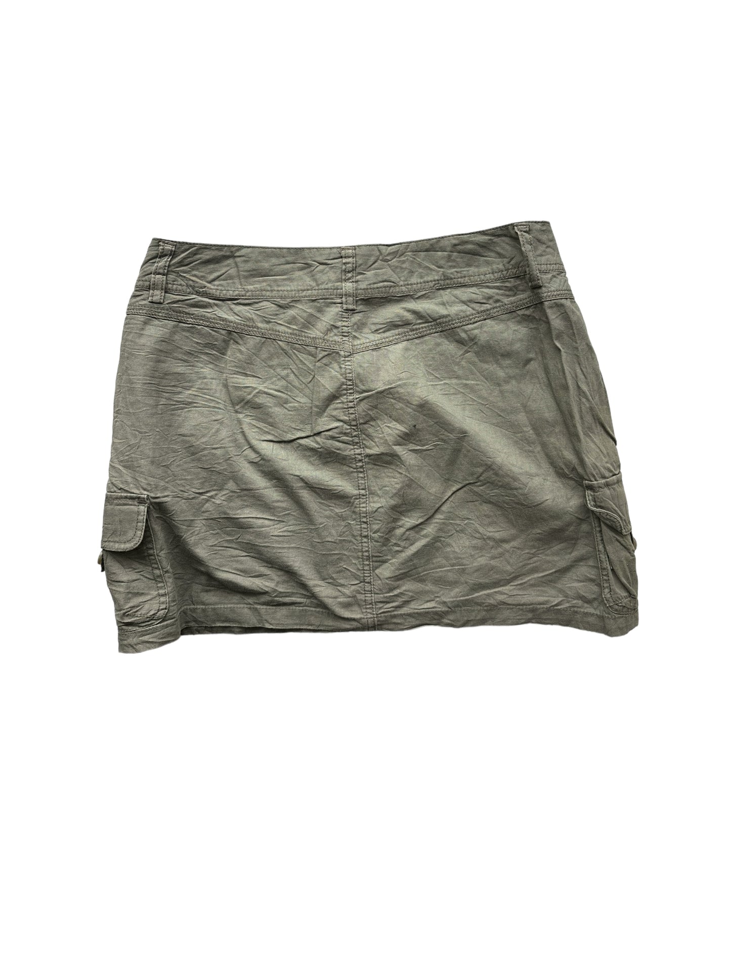 Y2K Cargo Skirt - Military Brown