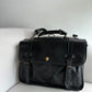 Black Messenger Leather Bag