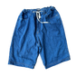 Vintage Baggy Jorts w Adjustable Drawstrings - Denim Blue