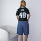 “Davis” NFL Jersey - Black/ Blue