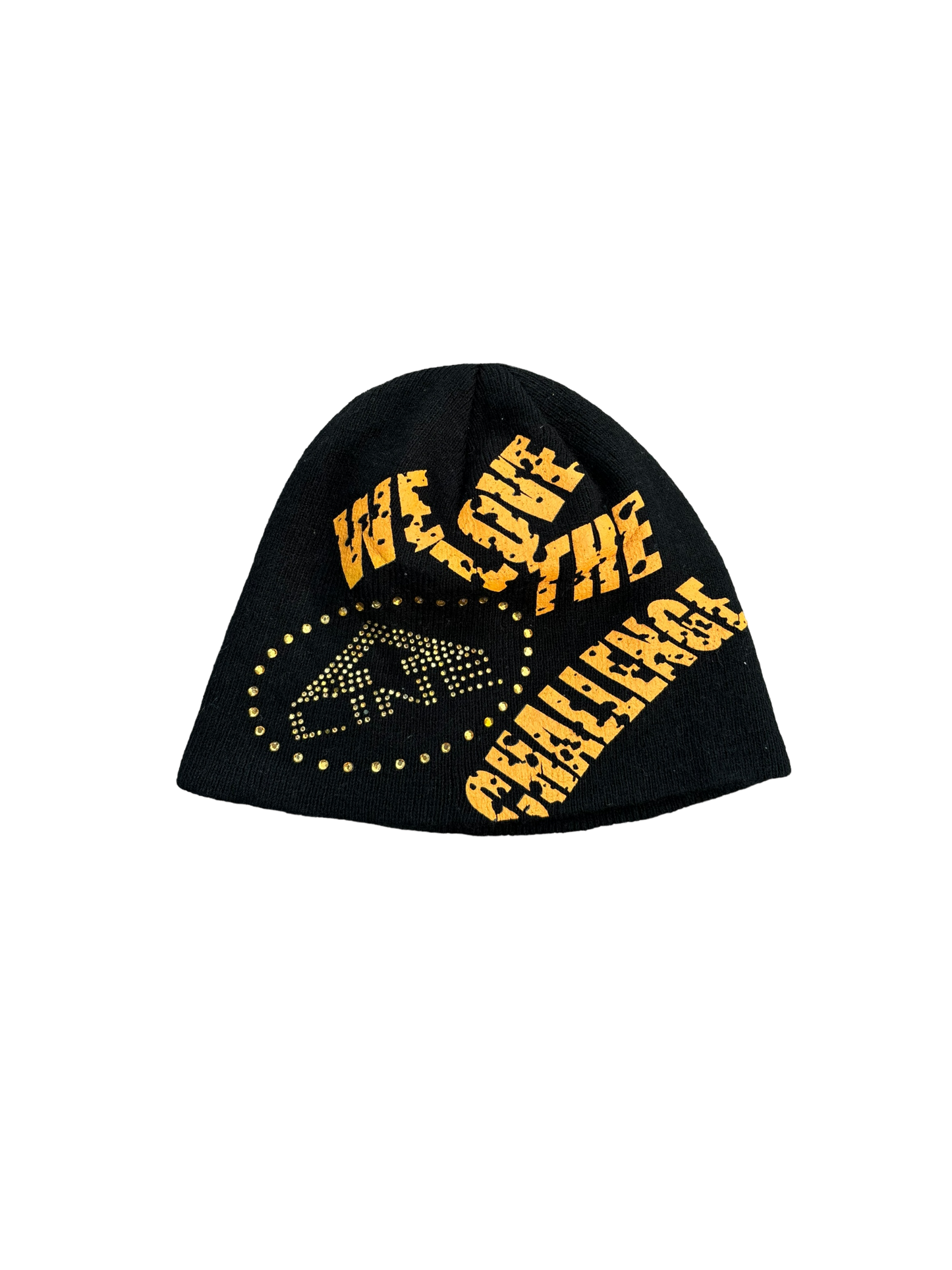 Y2k Vintage Beanie Grunge - Black