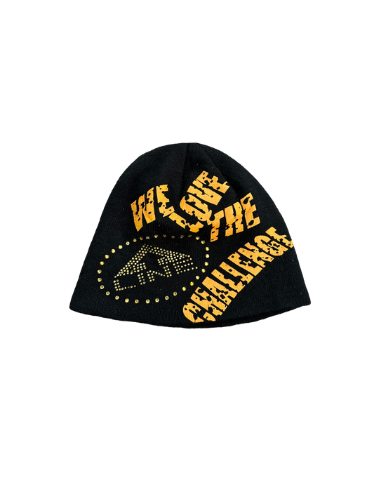 Y2k Vintage Beanie Grunge - Black