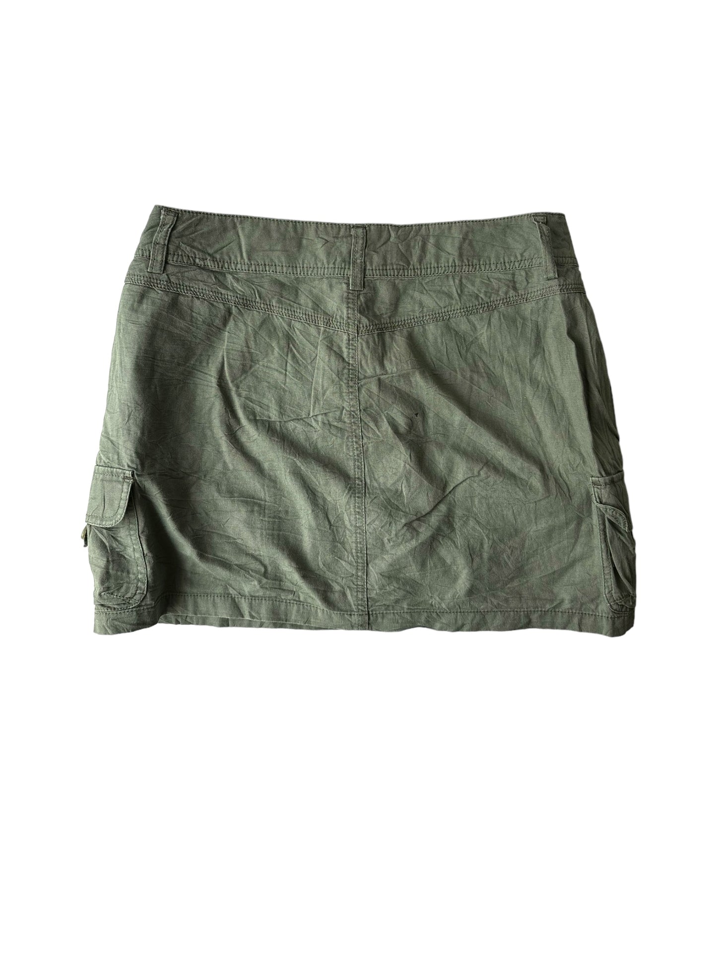 Y2K Cargo Skirt - Military Brown