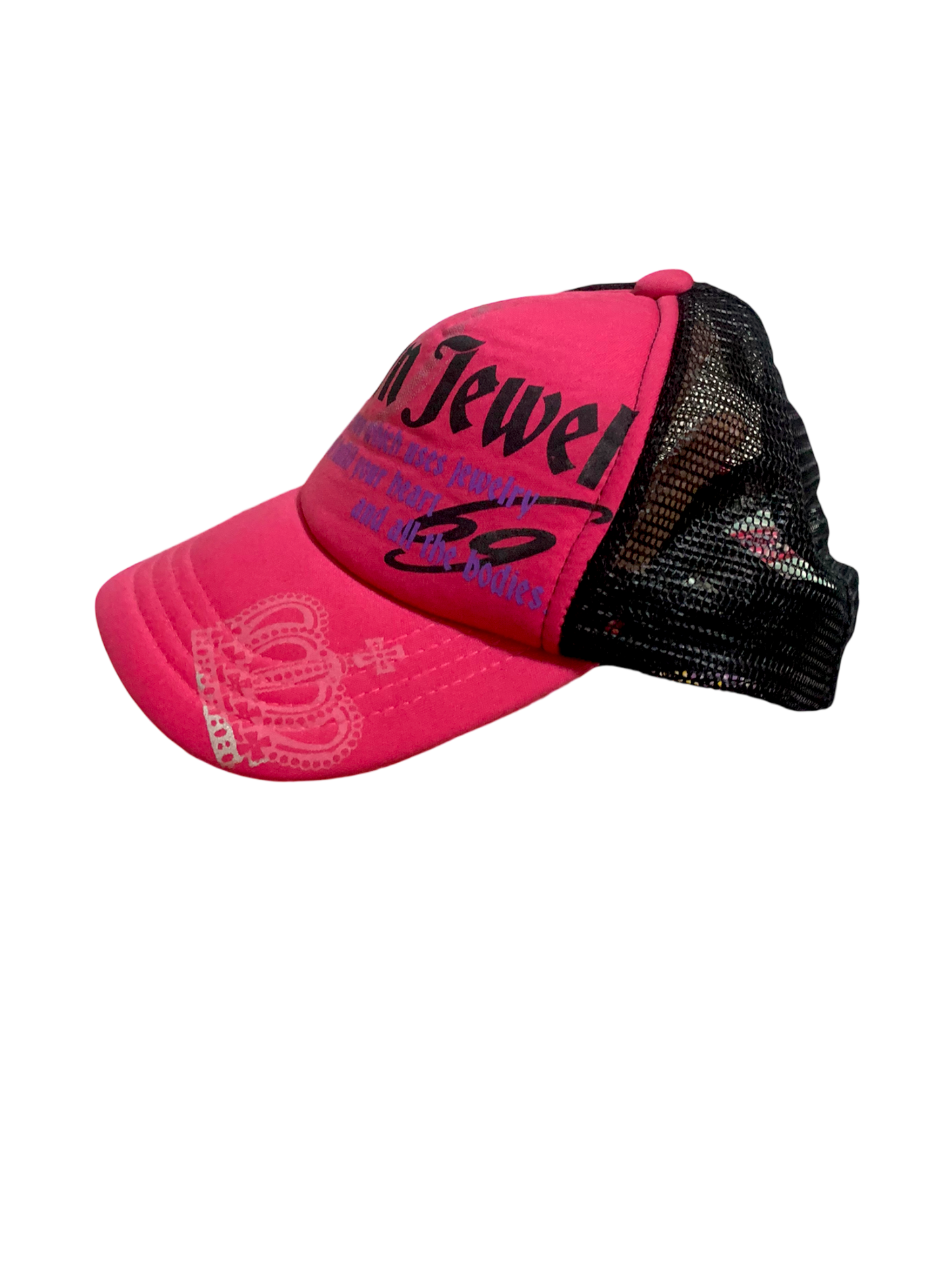 Cyber Y2K Cap - Pink