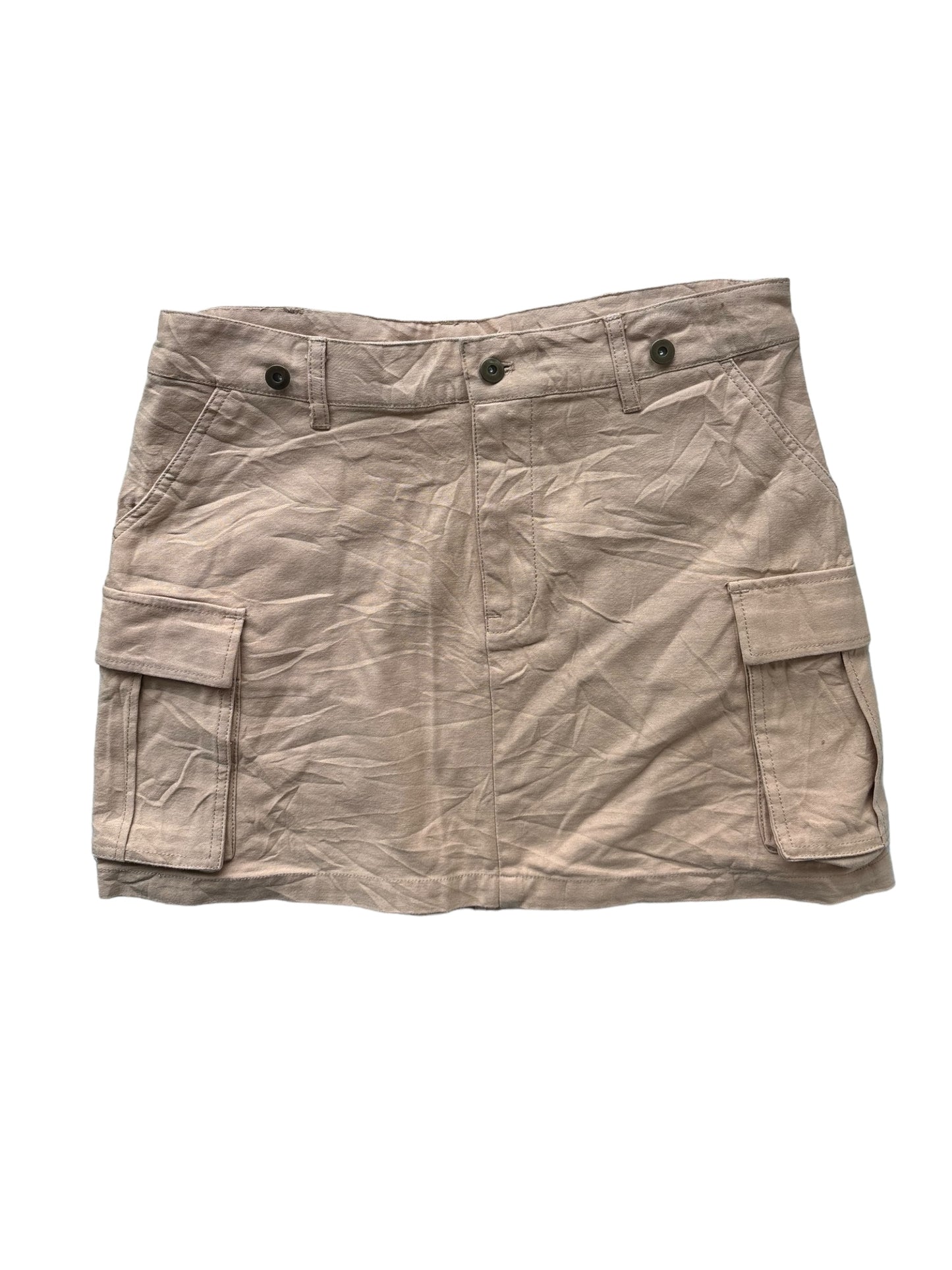 Y2K Cargo Skirt - Light Military Brown