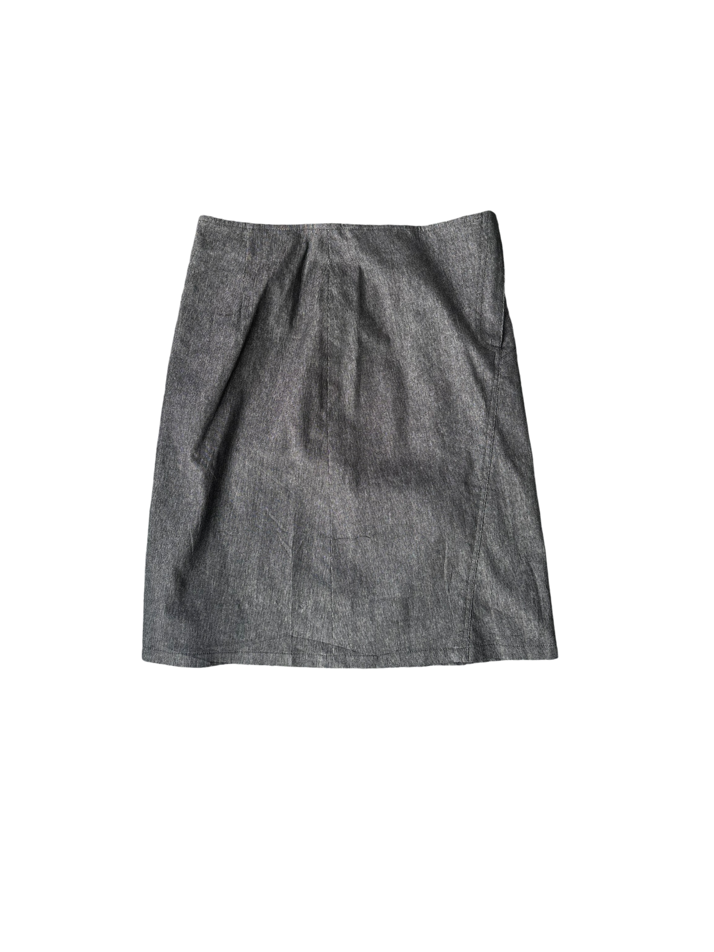 Vintage 90s Denim Pencil Skirt - Charcoal