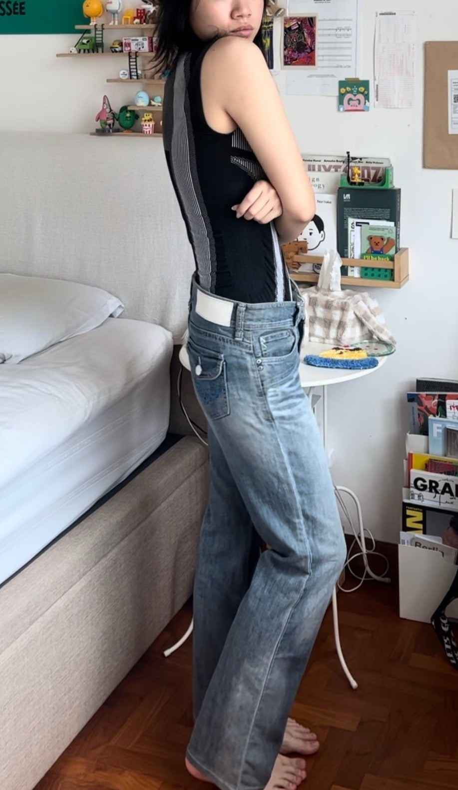 Vintage Y2k Japanese Western Bootcut Jeans