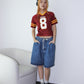 “Redskins” NFL Jersey - Red/Yellow