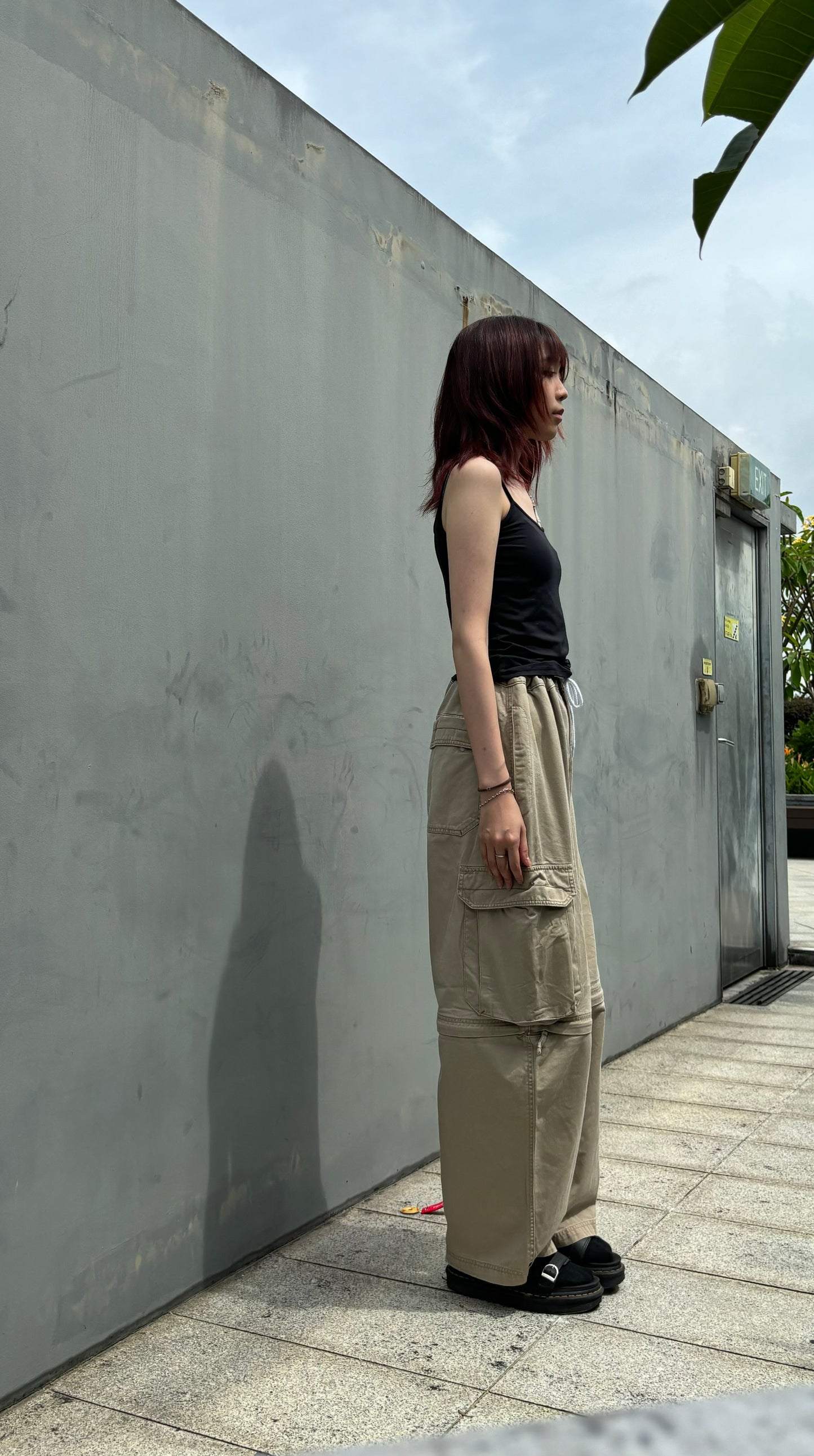 Vintage Parachute Convertible Cargos - Dainty Khaki