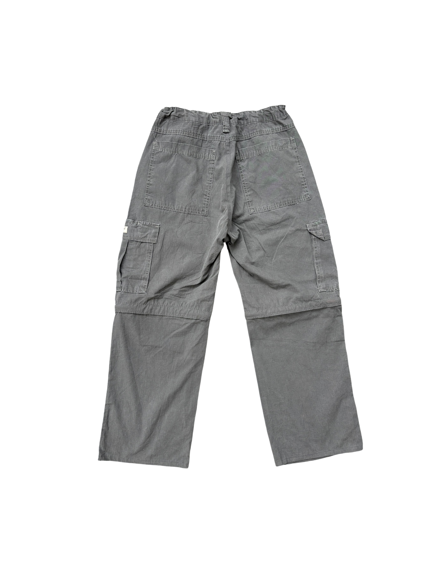 Vintage Parachute Convertible Cargos - Military Green