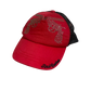 Cyber Y2K Cap -Rhinestone Red