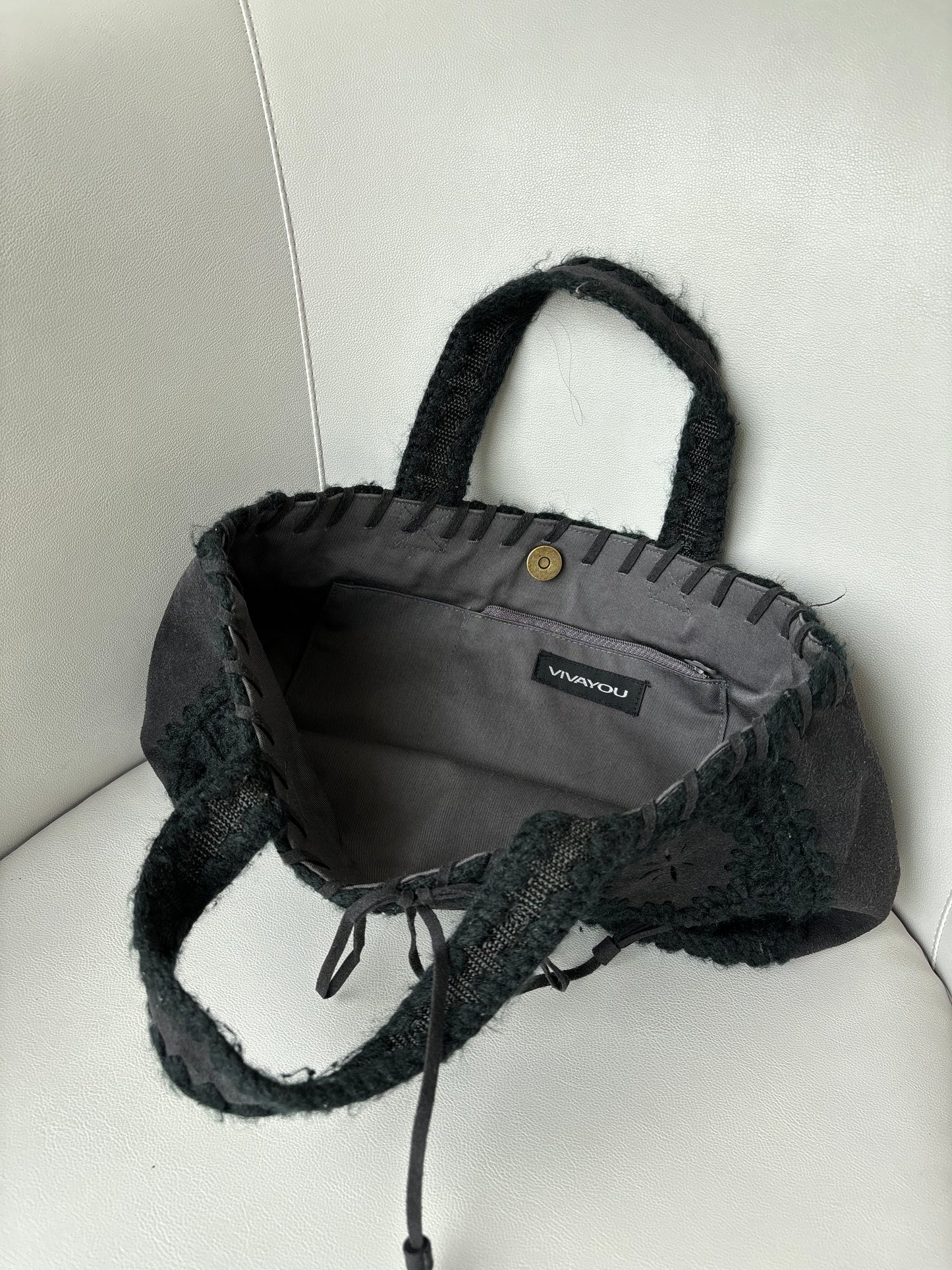 Y2K Coquette Woven Hand Bag