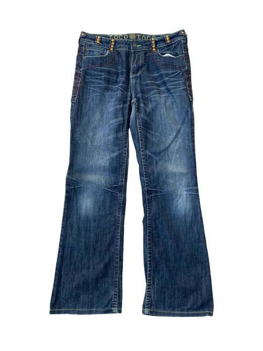 Vintage Y2k Japanese Bootcut Western Jeans