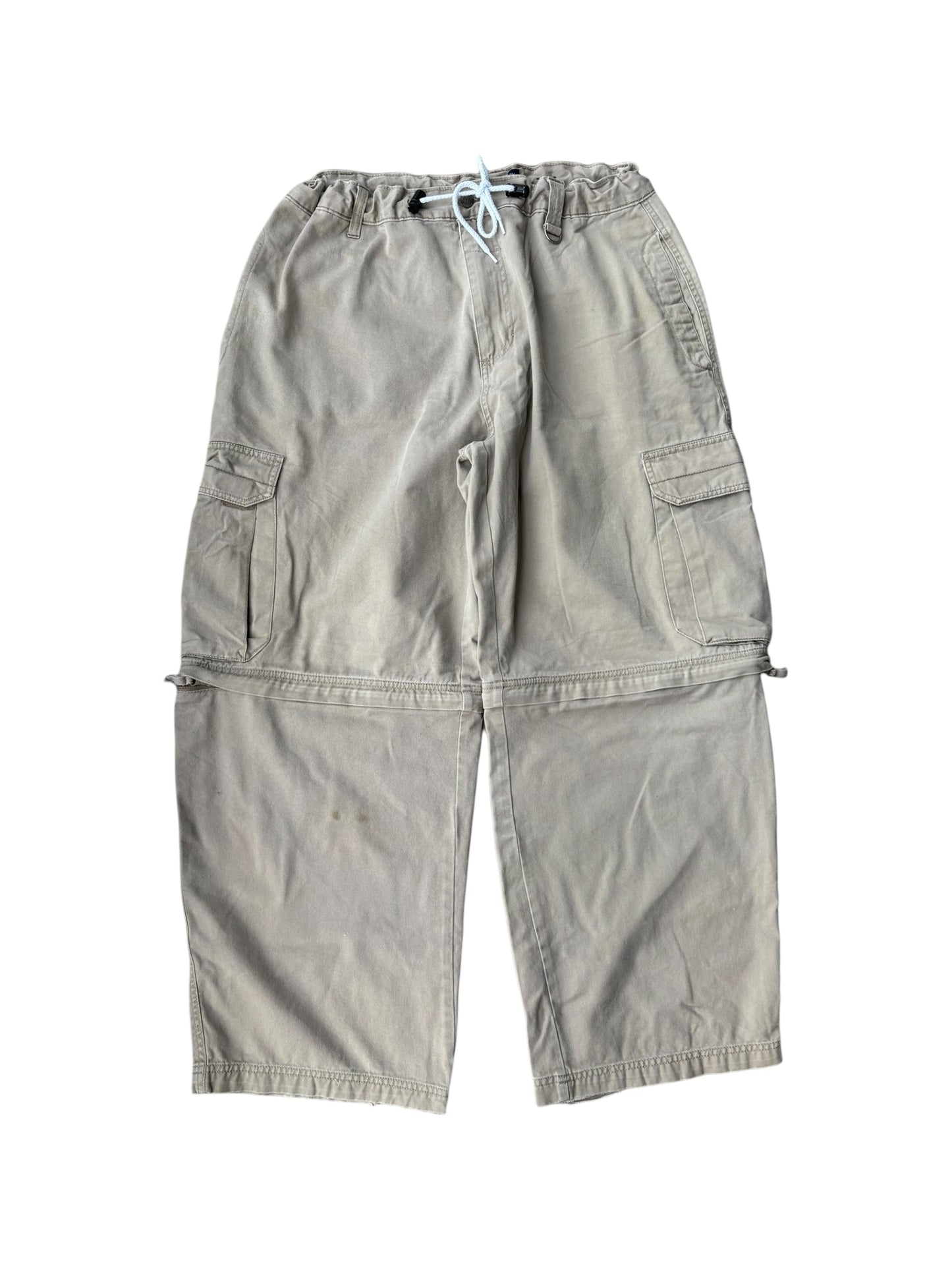 Vintage Parachute Convertible Cargos - Dainty Khaki