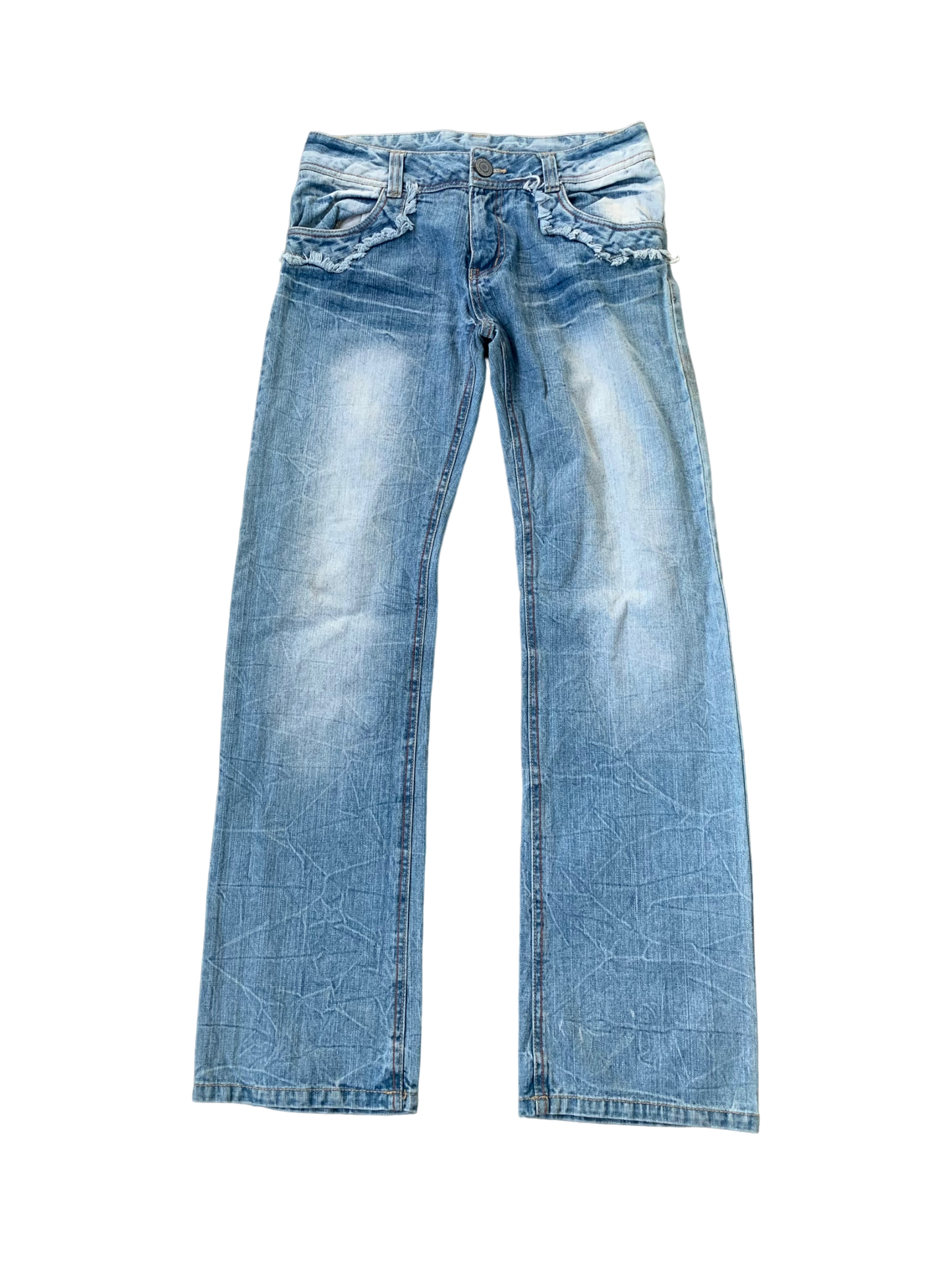 Vintage Y2k Copper Smith Bootcut Distressed Jeans