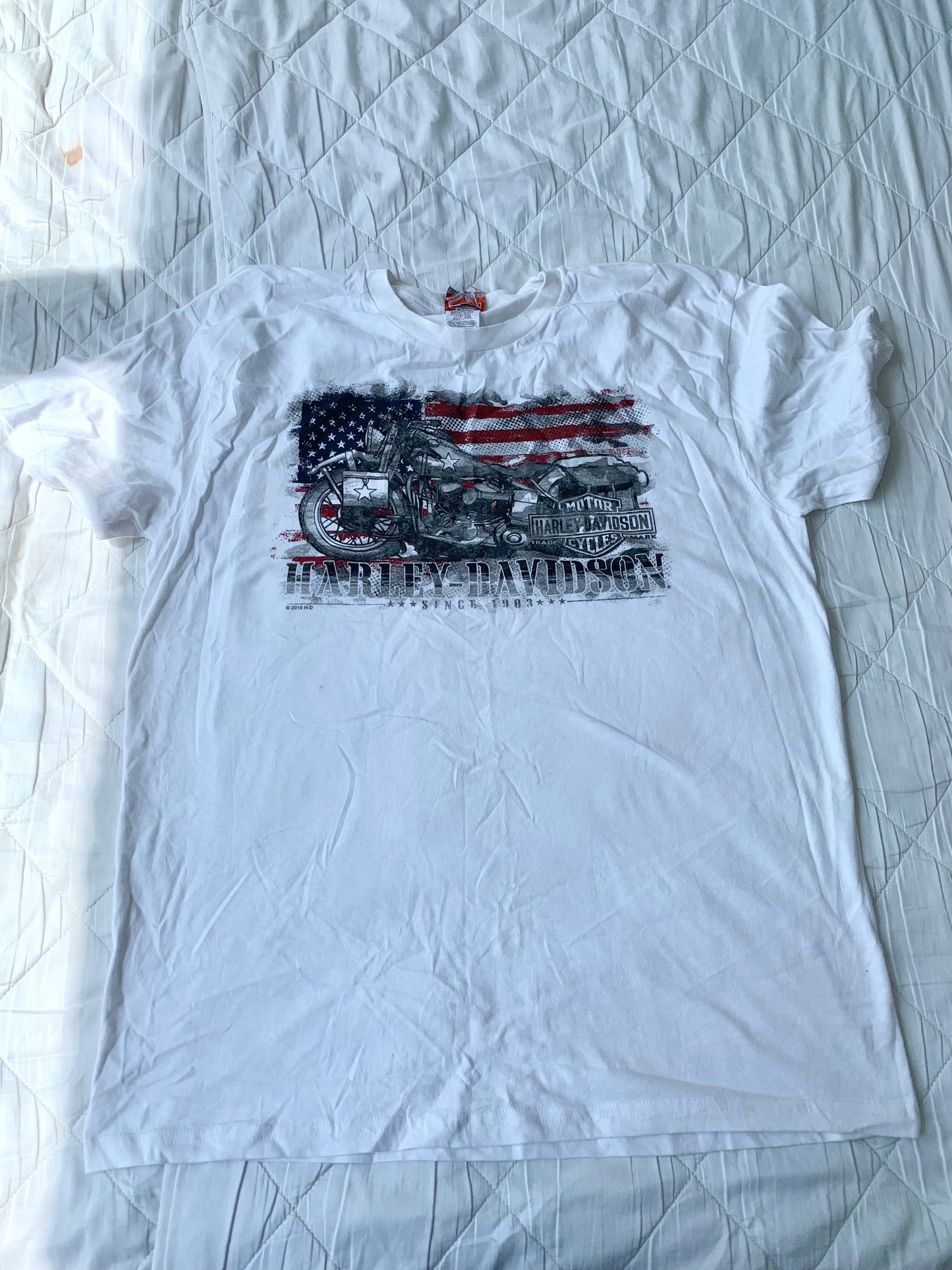 Harley Davidson Tee - White