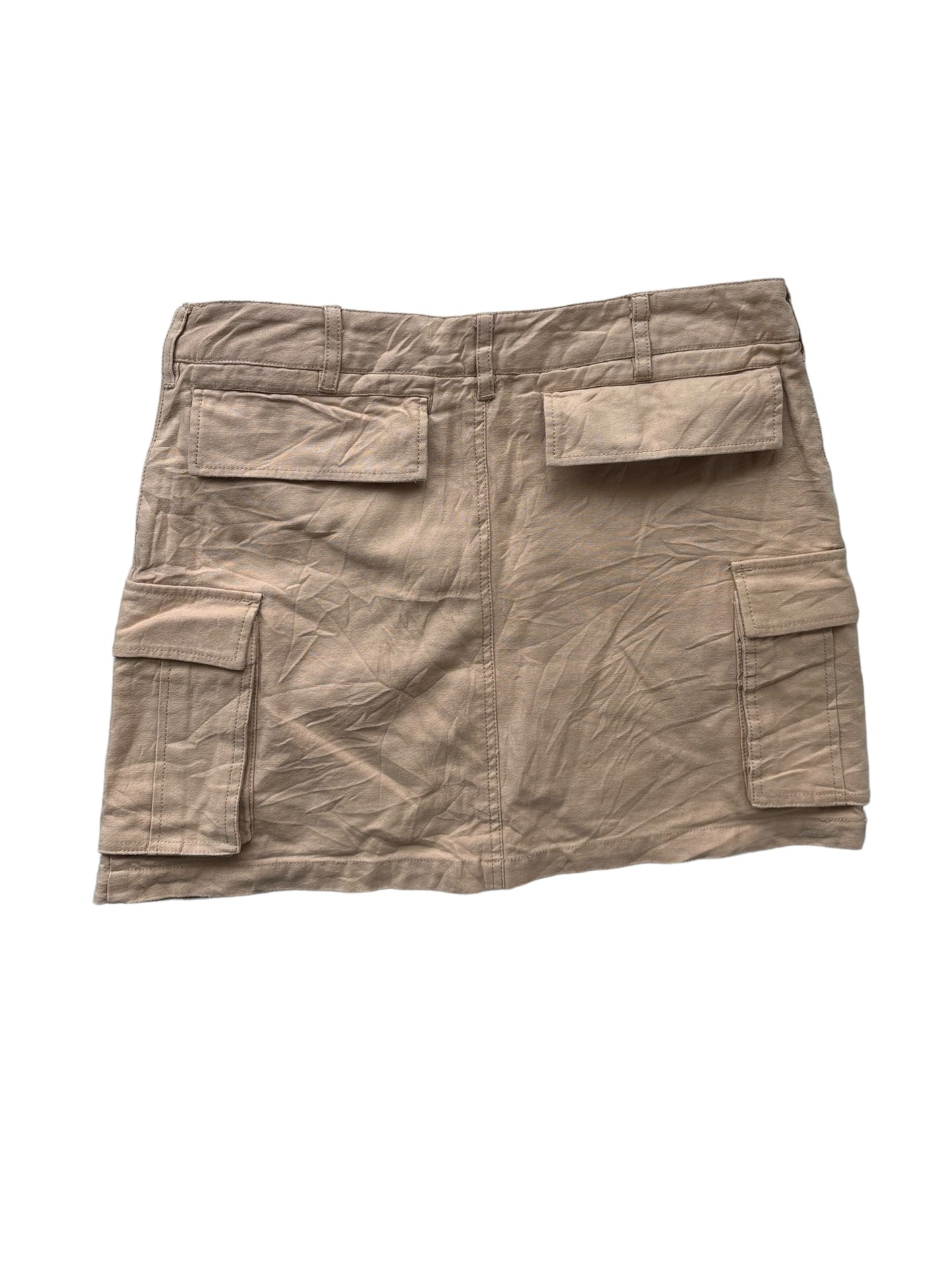 Y2K Cargo Skirt - Light Military Brown