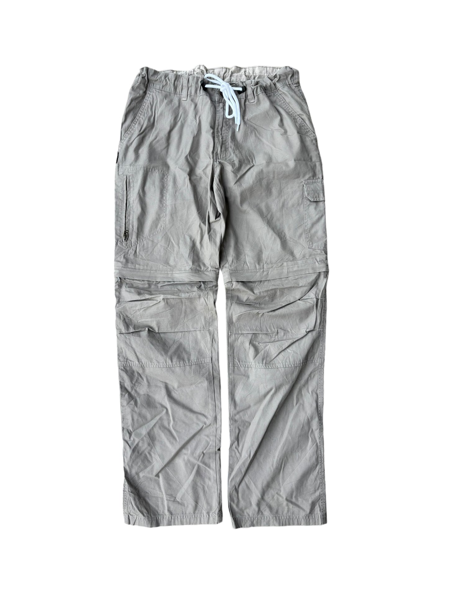 Vintage Parachute Convertible Cargos - Ash Beige