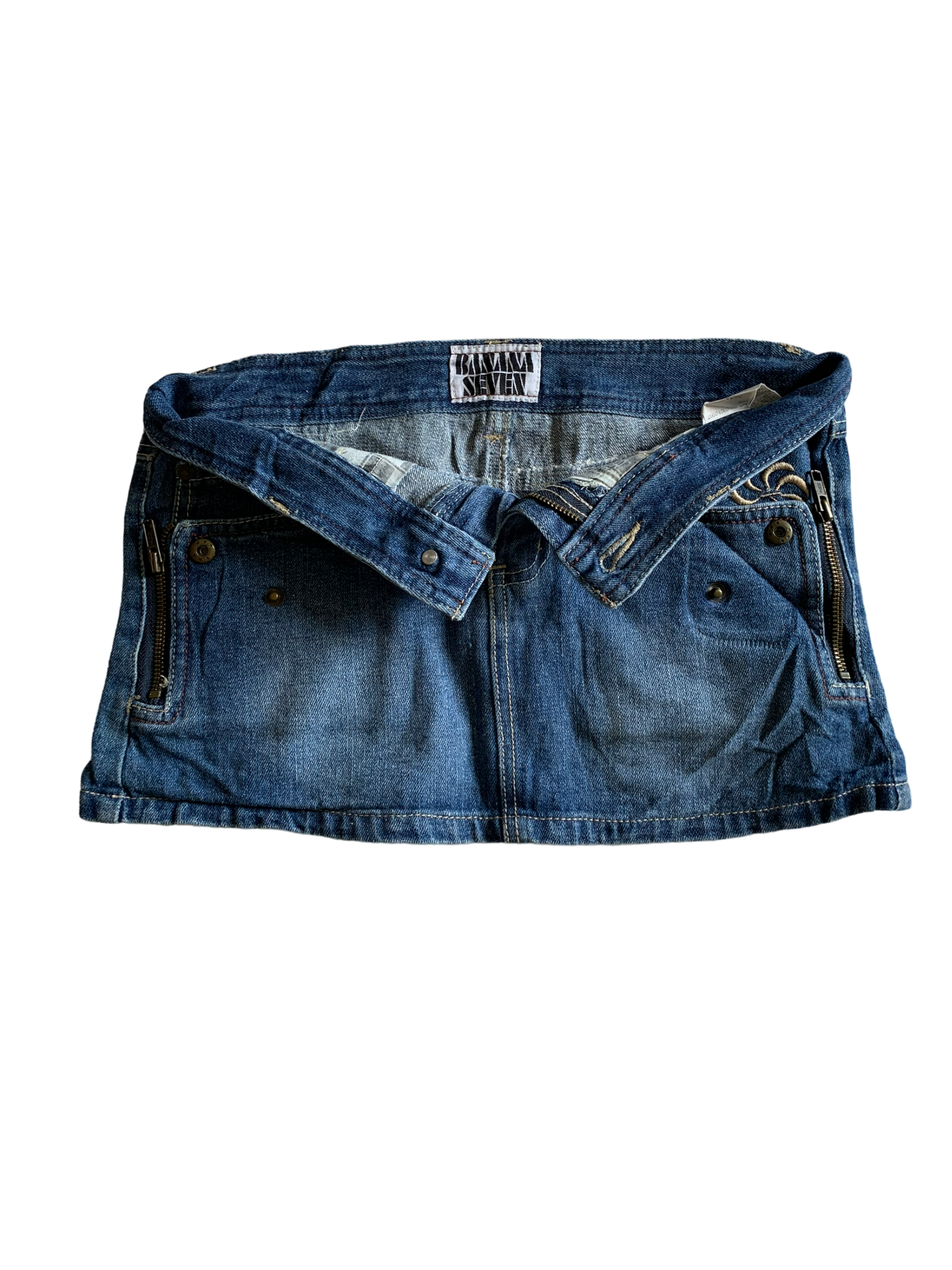 Y2K Mini Denim Skirt