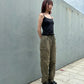 Vintage Parachute Convertible Cargos -Military Brown