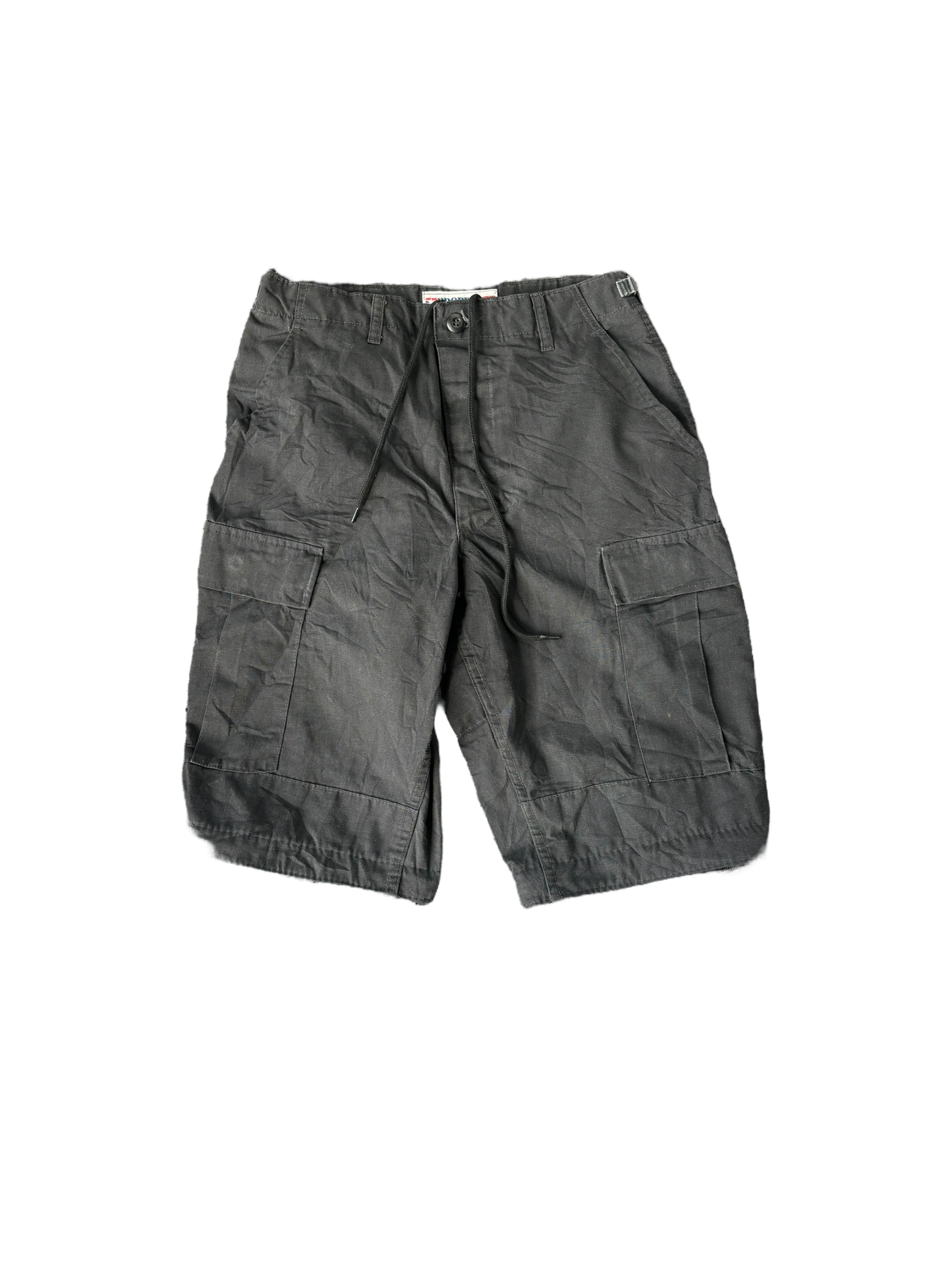 Vintage Parachute Convertible Cargos - Black