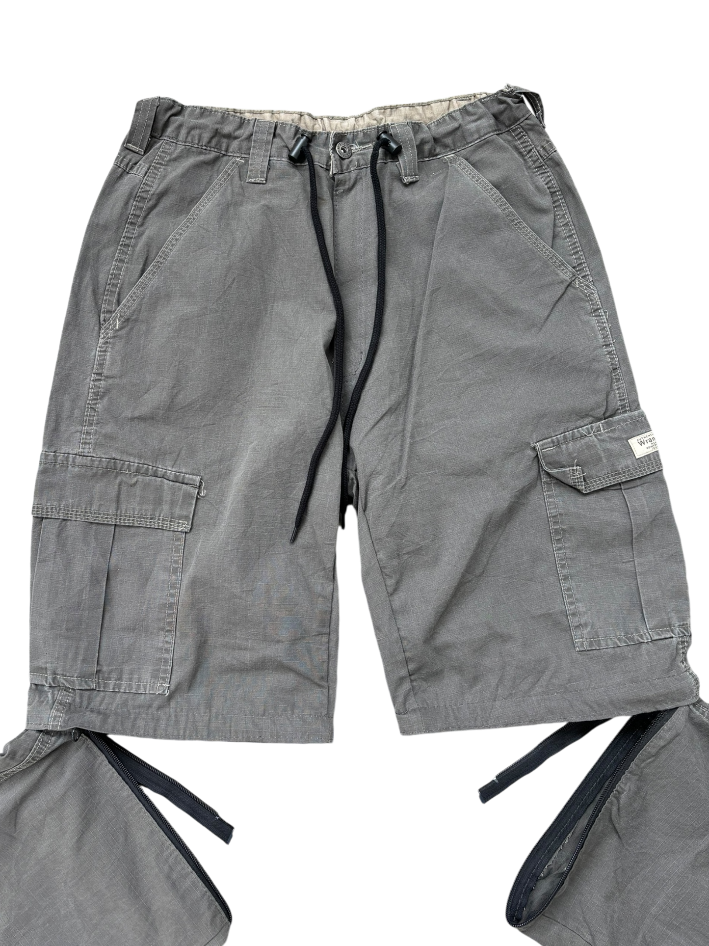 Vintage Parachute Convertible Cargos - Military Green