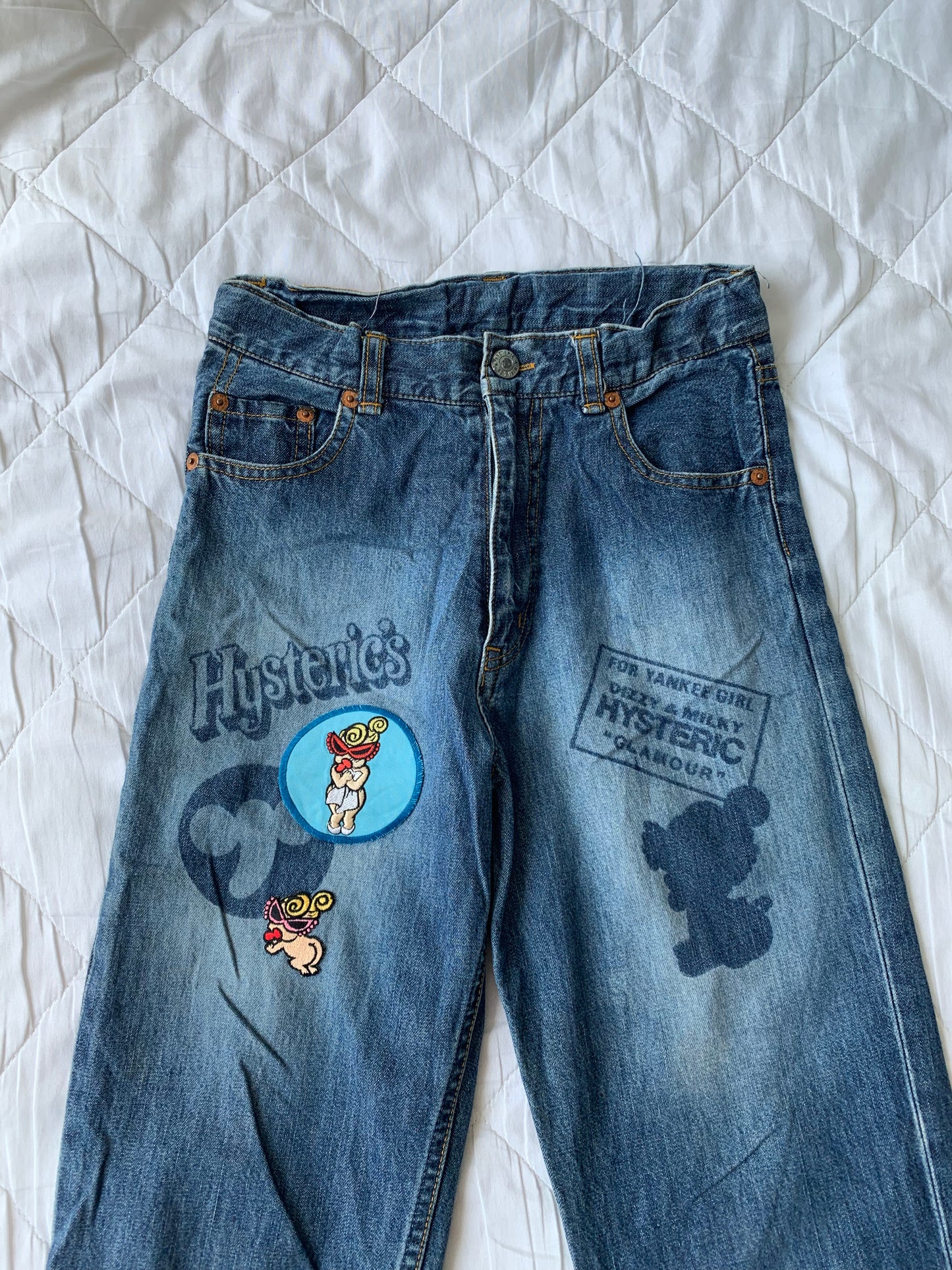 90s Hysteric Glamour Jeans - Washed Blue