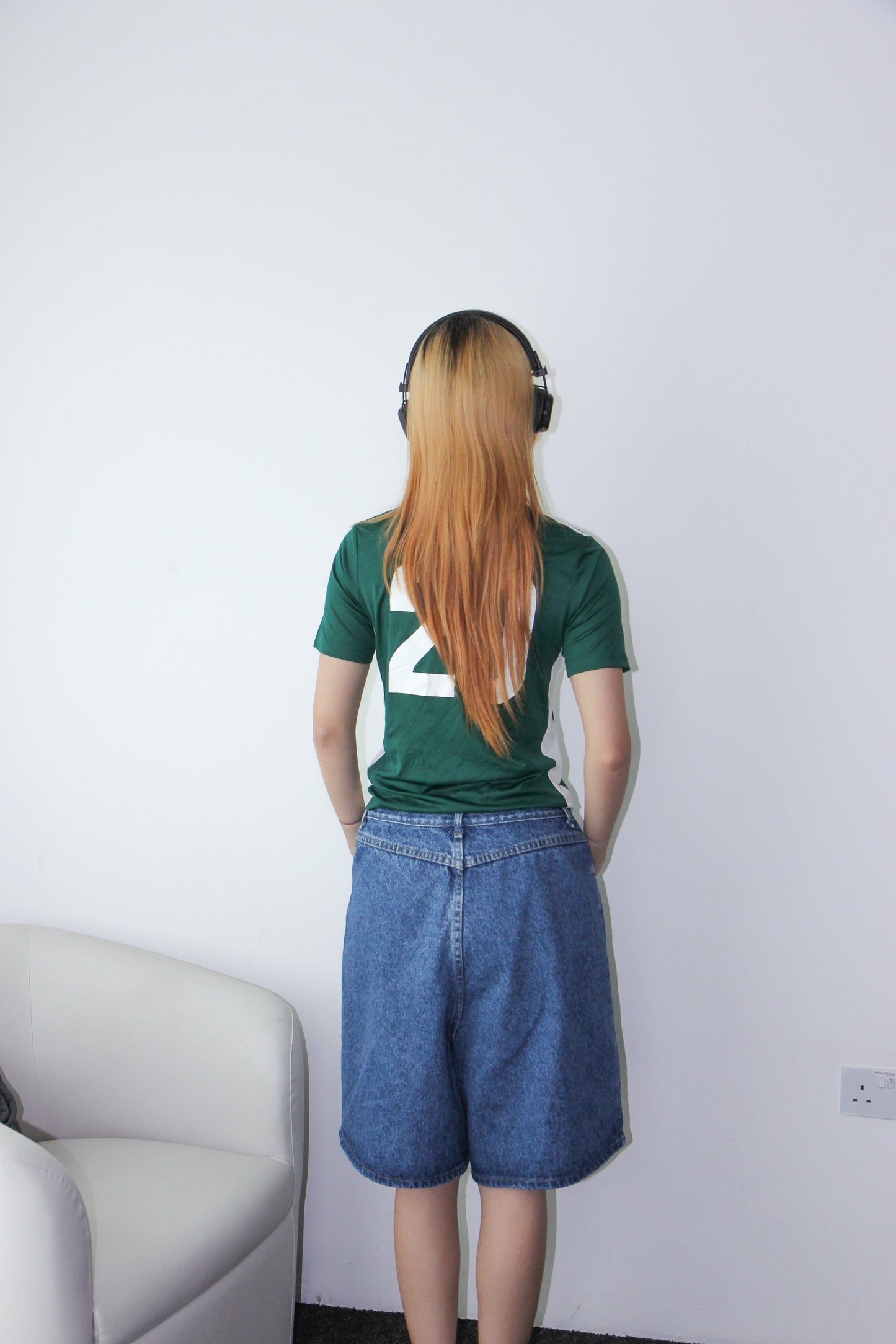 Adidas Soccer Jersey - Green/White