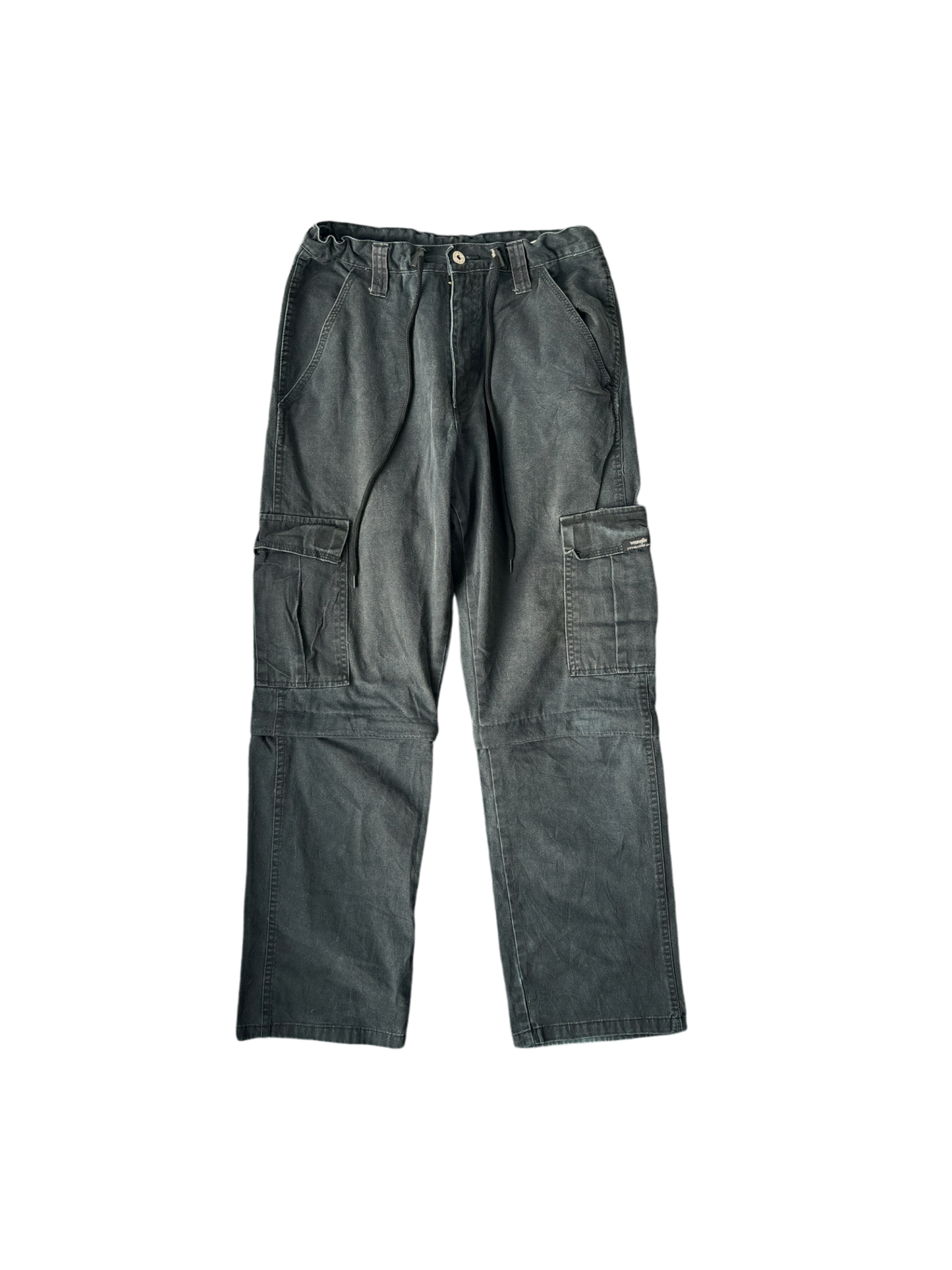 Vintage Parachute Convertible Cargos - Military Black