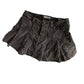 Y2K Pleated Ruffle Skirt - Corduroy Brown