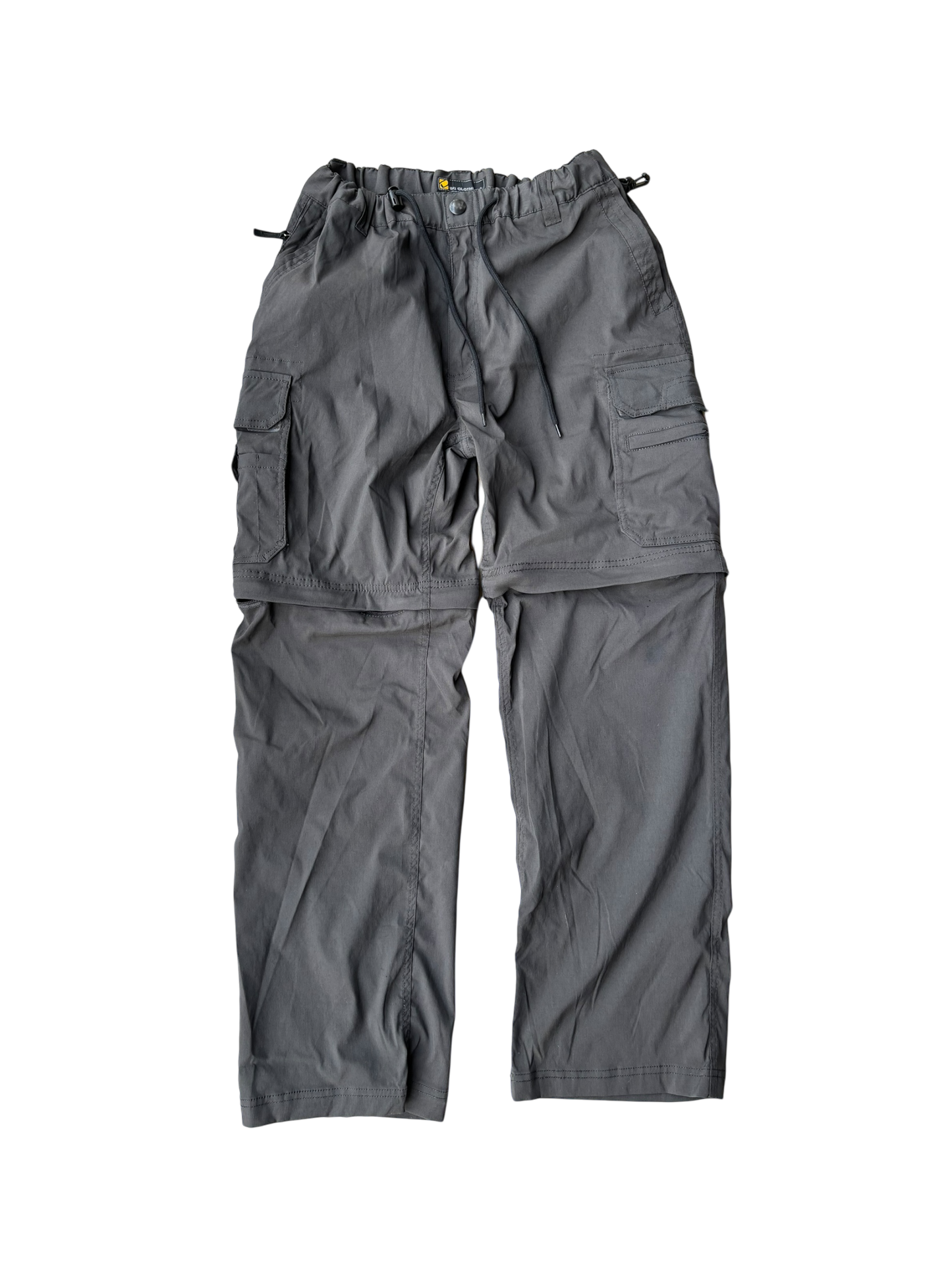 Vintage Parachute Convertible Cargos - Dark Grey