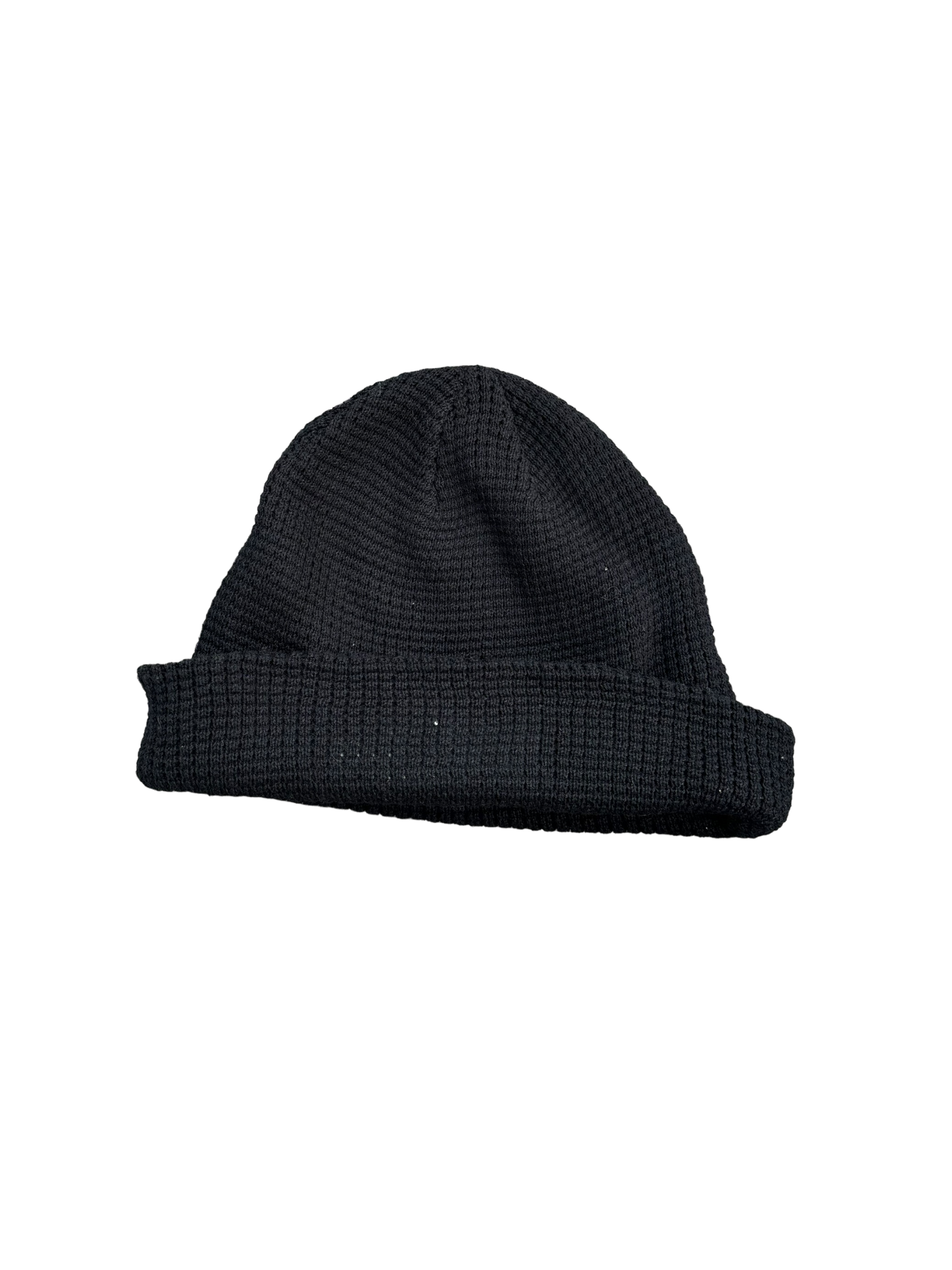 Y2k Vintage Beanie Grunge - Rhinestone Skull Black