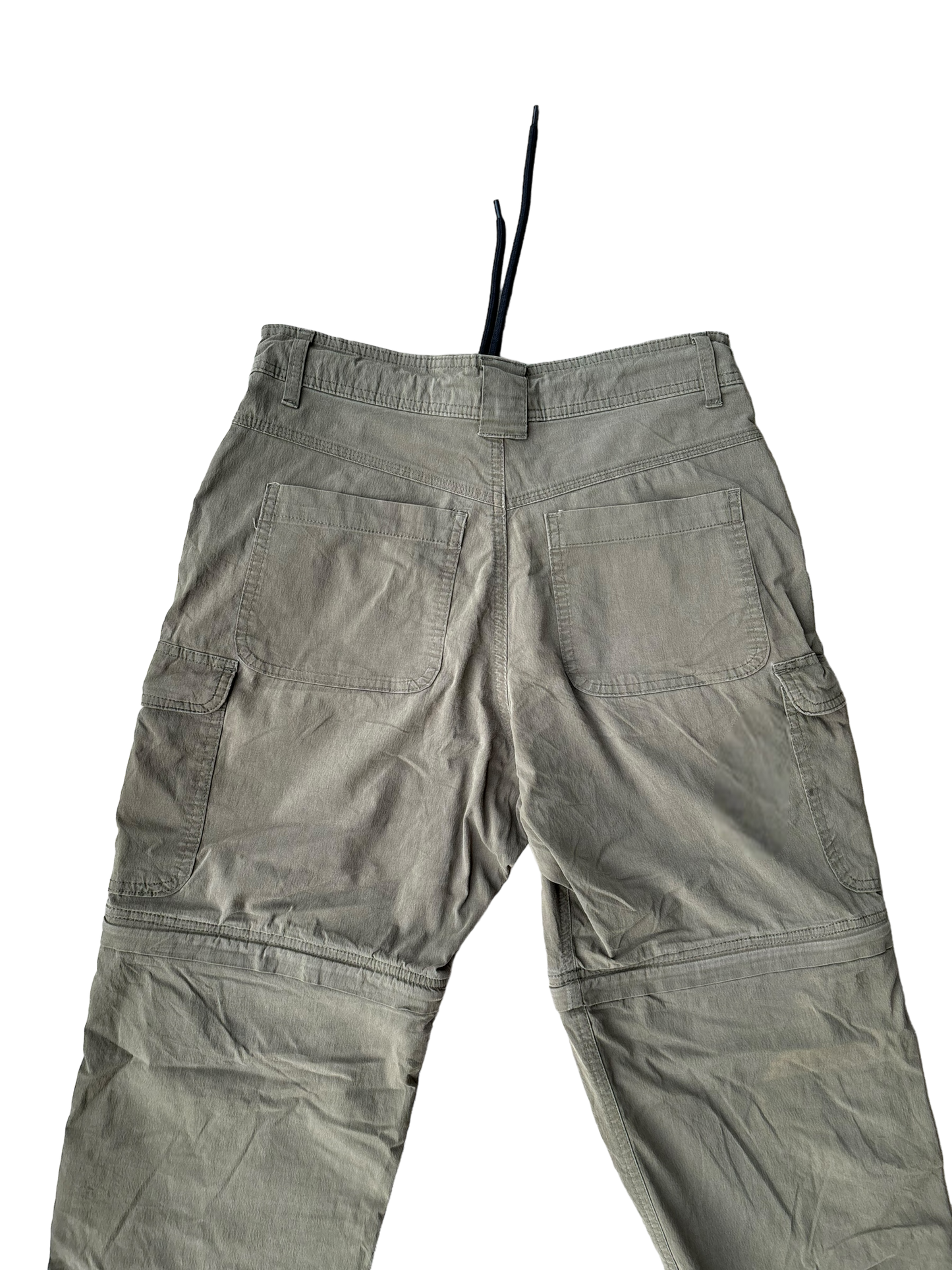 Vintage Parachute Convertible Cargos -Military Brown